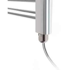 Terma Leo Chrome Electric Heated Towel Rail with Heating Element