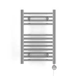 Terma Leo Chrome Electric Heated Towel Rail with Heating Element