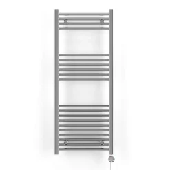 Terma Leo Chrome Electric Heated Towel Rail with Heating Element