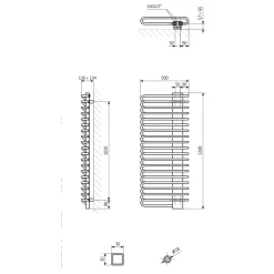 Terma Michelle Designer Heated Towel Rail