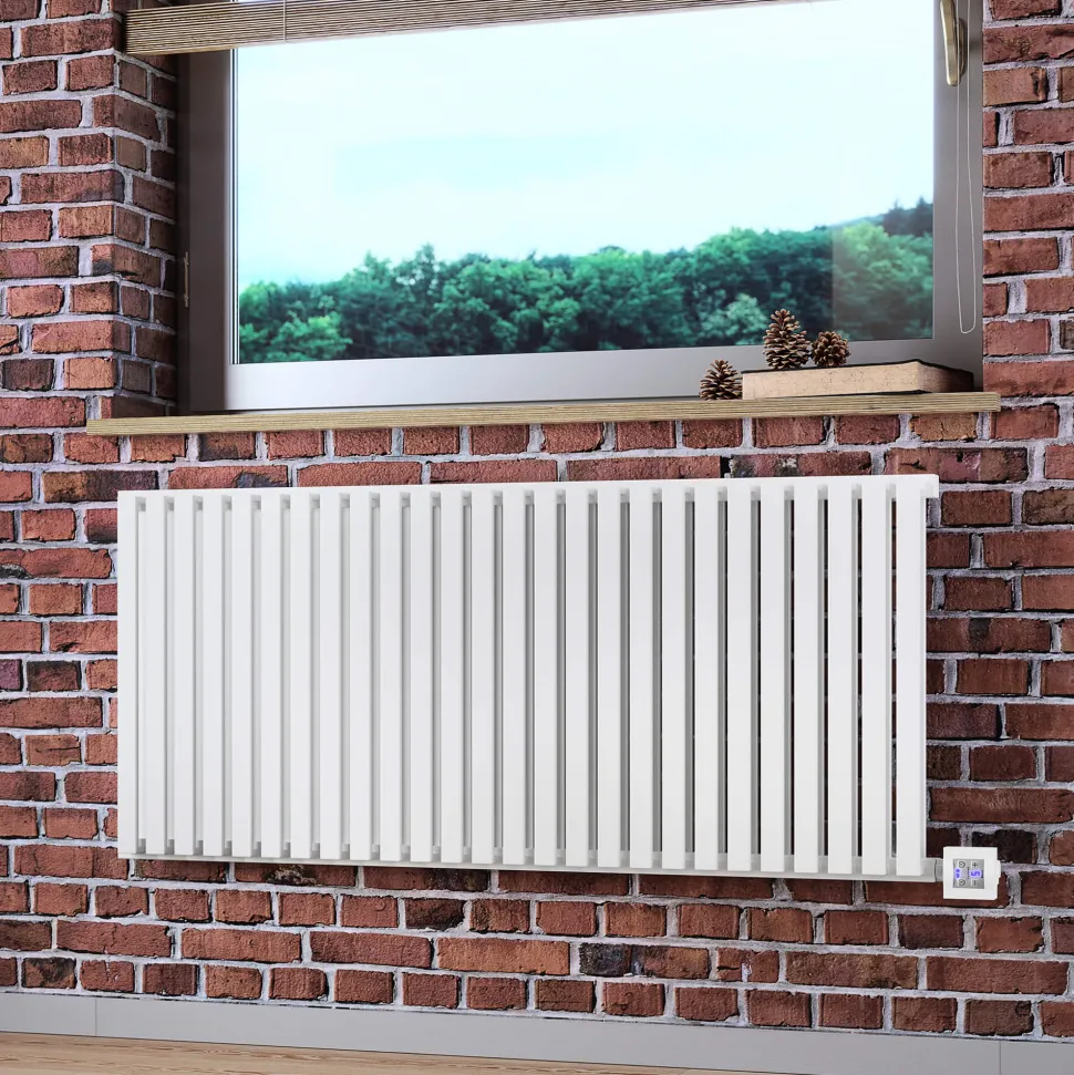Terma Nemo Electric Horizontal Radiator with Heating Element - 530 x 1185mm - 3 Colours