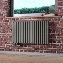 Terma Nemo Horizontal Double Panel Metallic Stone Radiator - 3 Sizes