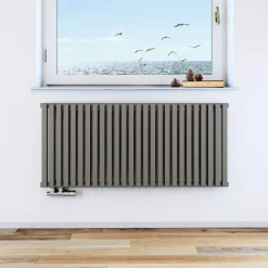 Terma Nemo Horizontal Double Panel Metallic Stone Radiator - 3 Sizes