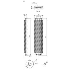 Terma Ribbon V Vertical Designer Radiator