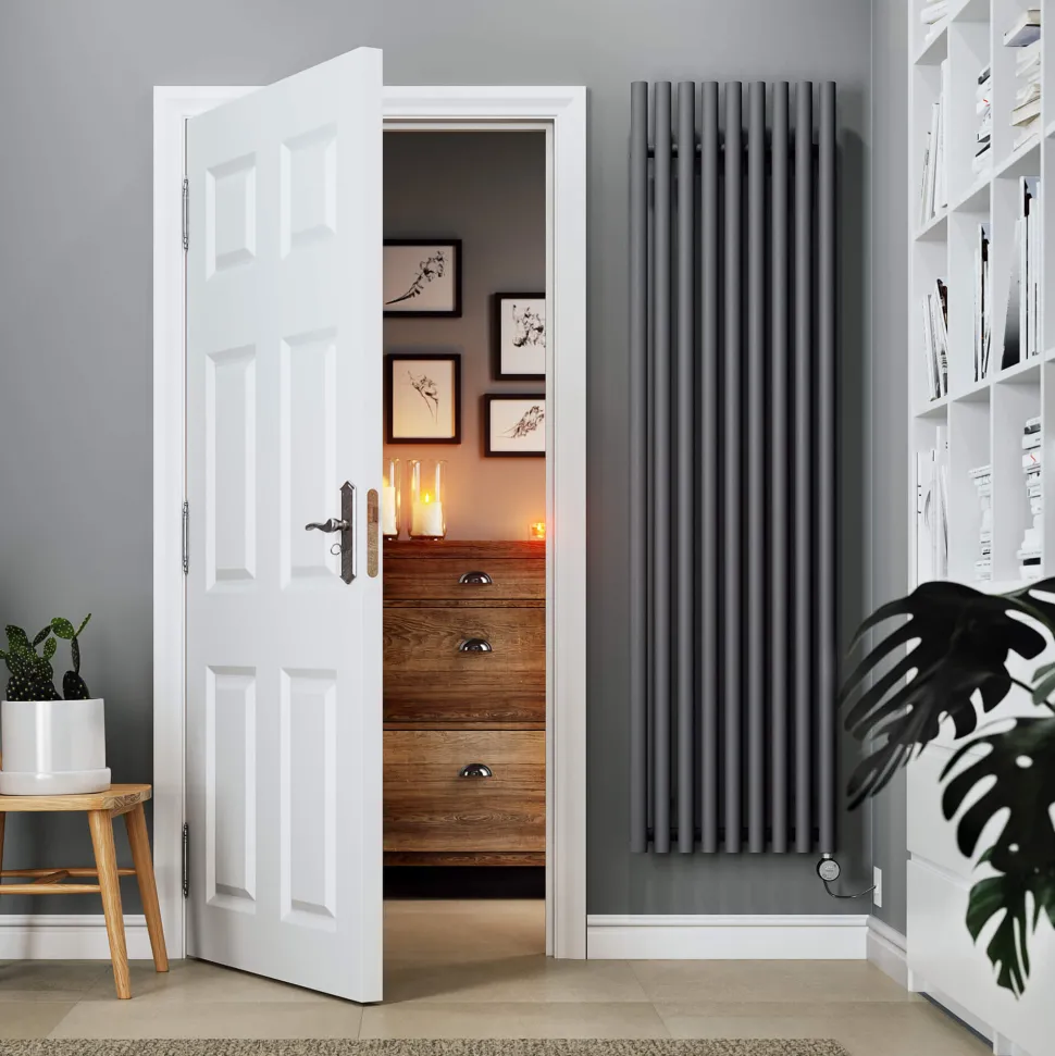 Terma Rolo Room Electric Vertical Radiator with Heating Element