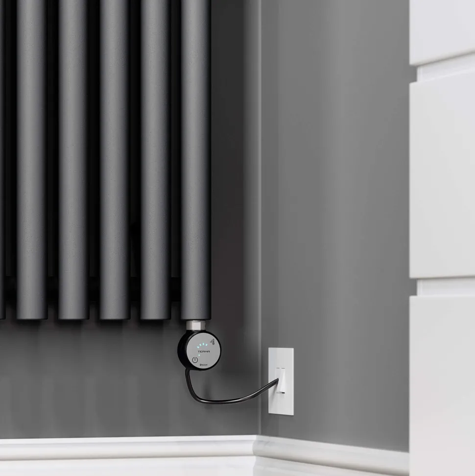 Terma Rolo Room Electric Vertical Radiator with Heating Element