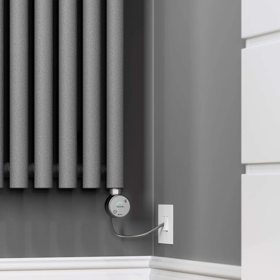 Terma Rolo Room Electric Vertical Radiator with Heating Element