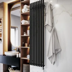 Terma Rolo Room E Single Panel Electric Radiator with MOA Blue Heating Element