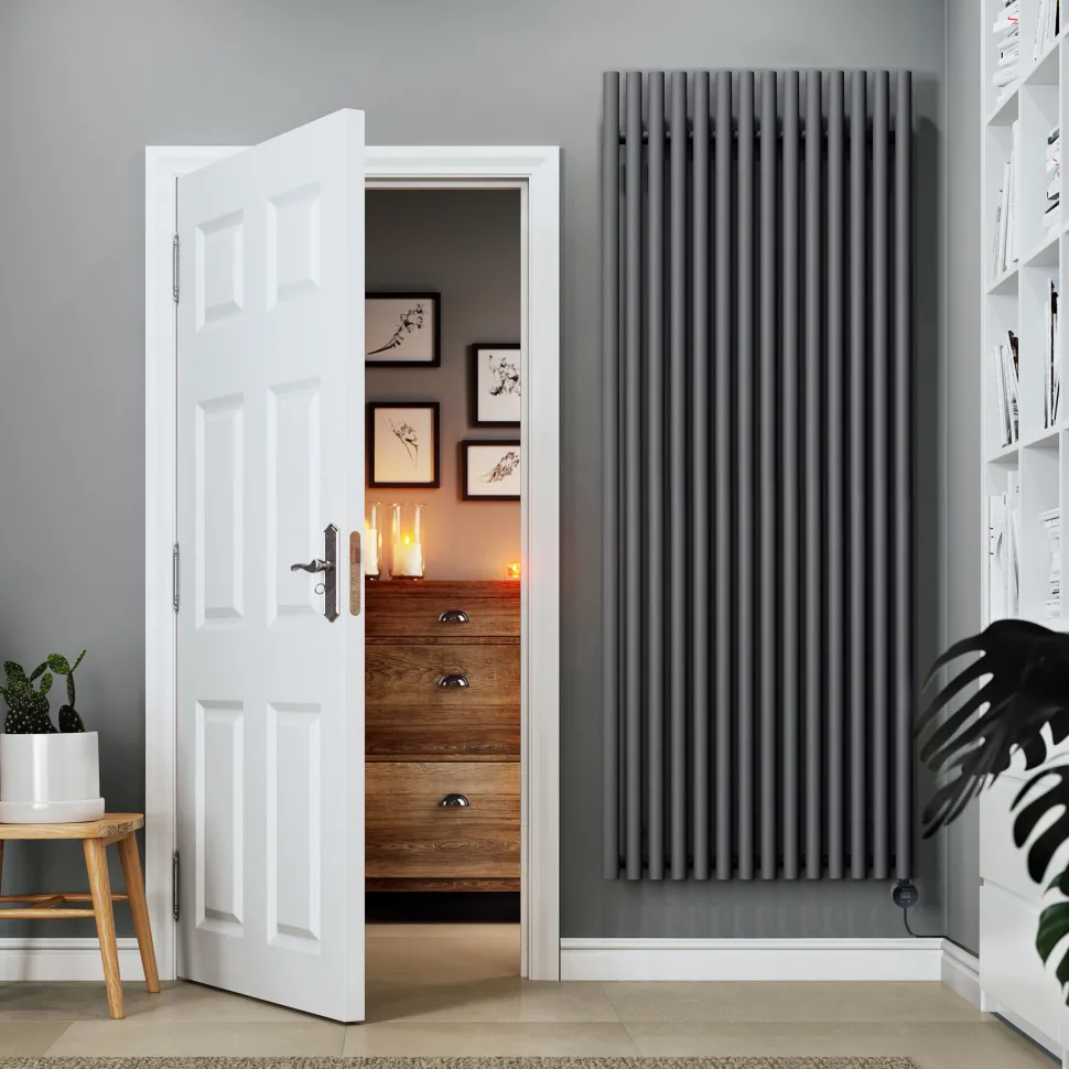 Terma Rolo Room E Single Panel 2000 x 755mm Electric Radiator with 2000W Wi-Fi Controlled VEO Heating Element