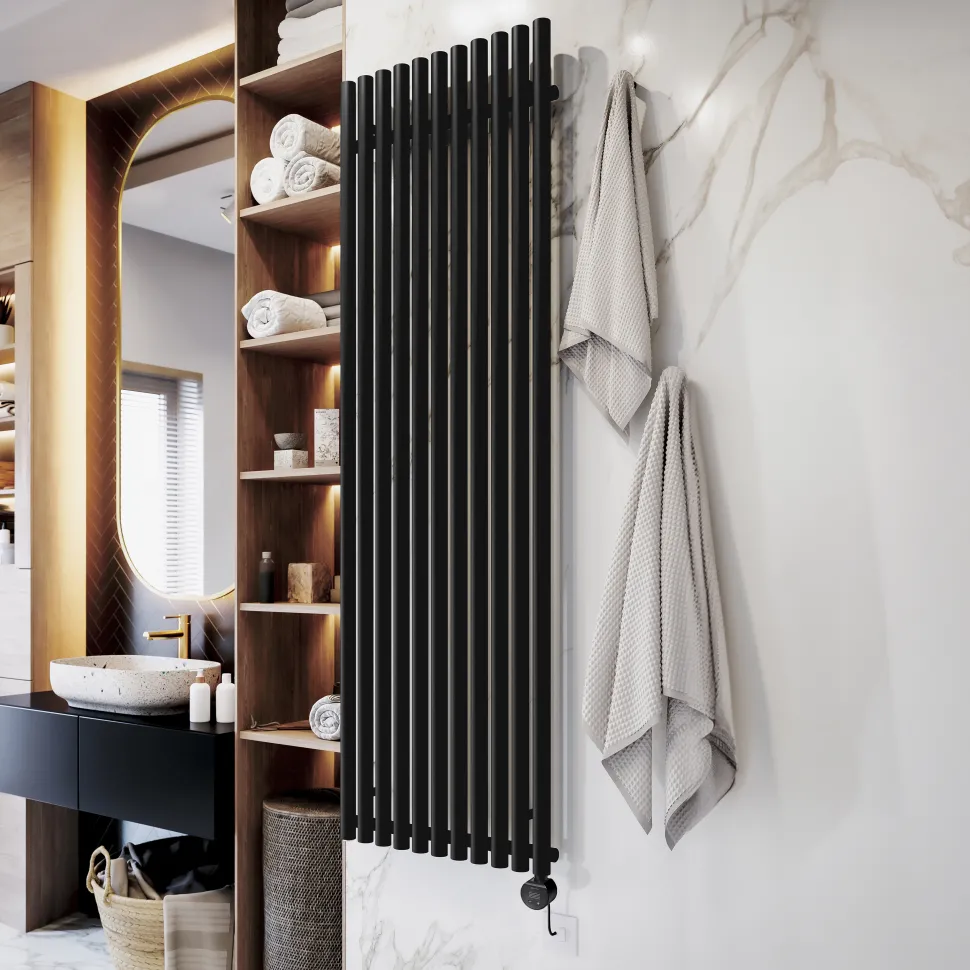 Terma Rolo Room E Single Panel 2000 x 590mm Electric Radiator with 1500W Wi-Fi Controlled VEO Heating Element