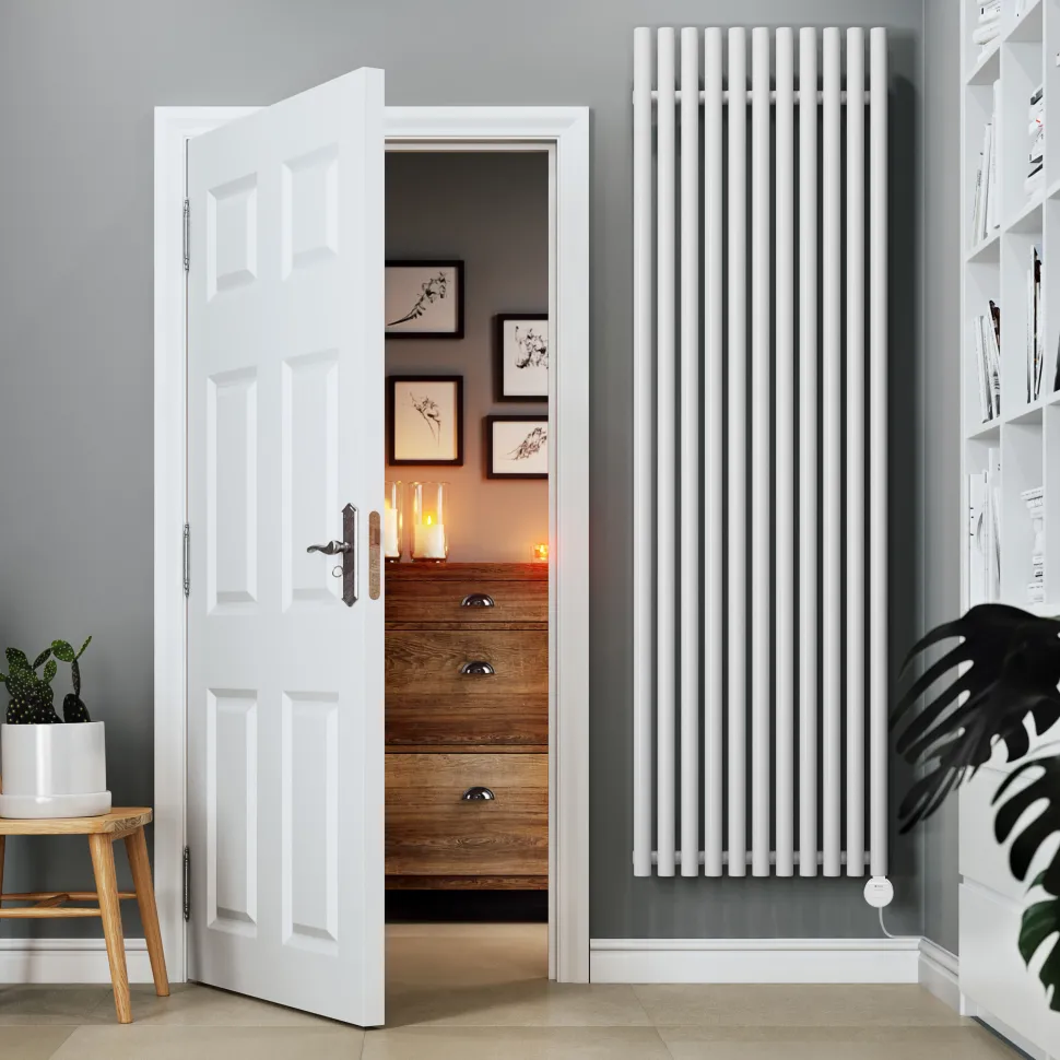 Terma Rolo Room E Single Panel 2000 x 590mm Electric Radiator with 1500W Wi-Fi Controlled VEO Heating Element