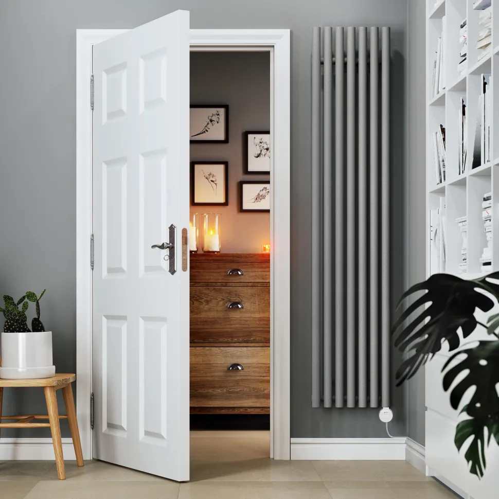 Terma Rolo Room E Single Panel 1800 x 370mm Electric Radiator with 800W Wi-Fi Controlled VEO Heating Element