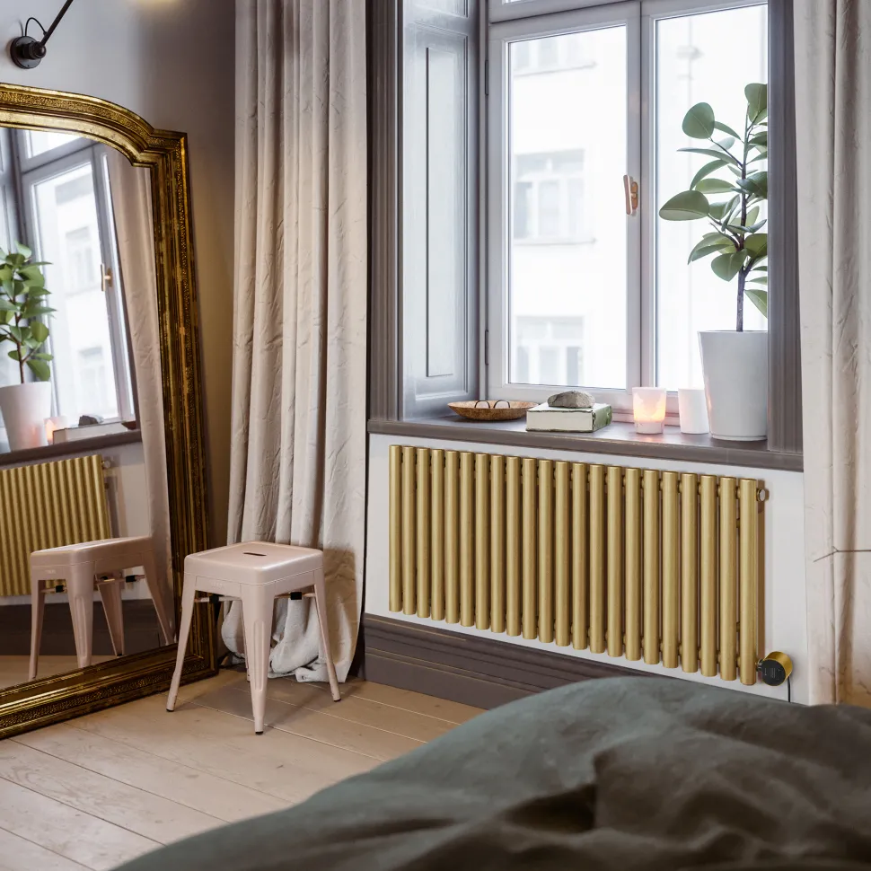 Terma Rolo Room E Single Panel 580 x 1195mm Electric Radiator with 1000W Wi-Fi Controlled VEO Heating Element