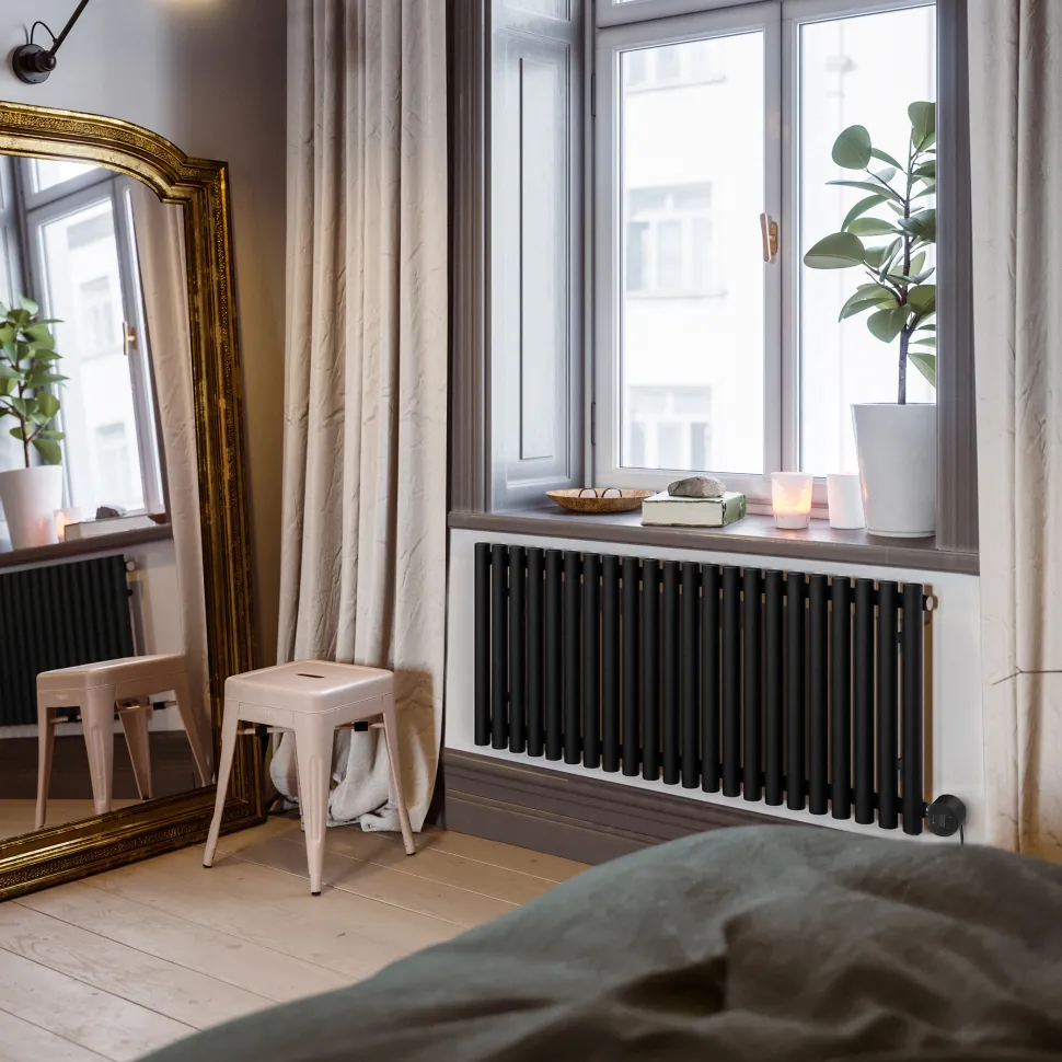 Terma Rolo Room E Single Panel 580 x 1195mm Electric Radiator with 1000W Wi-Fi Controlled VEO Heating Element
