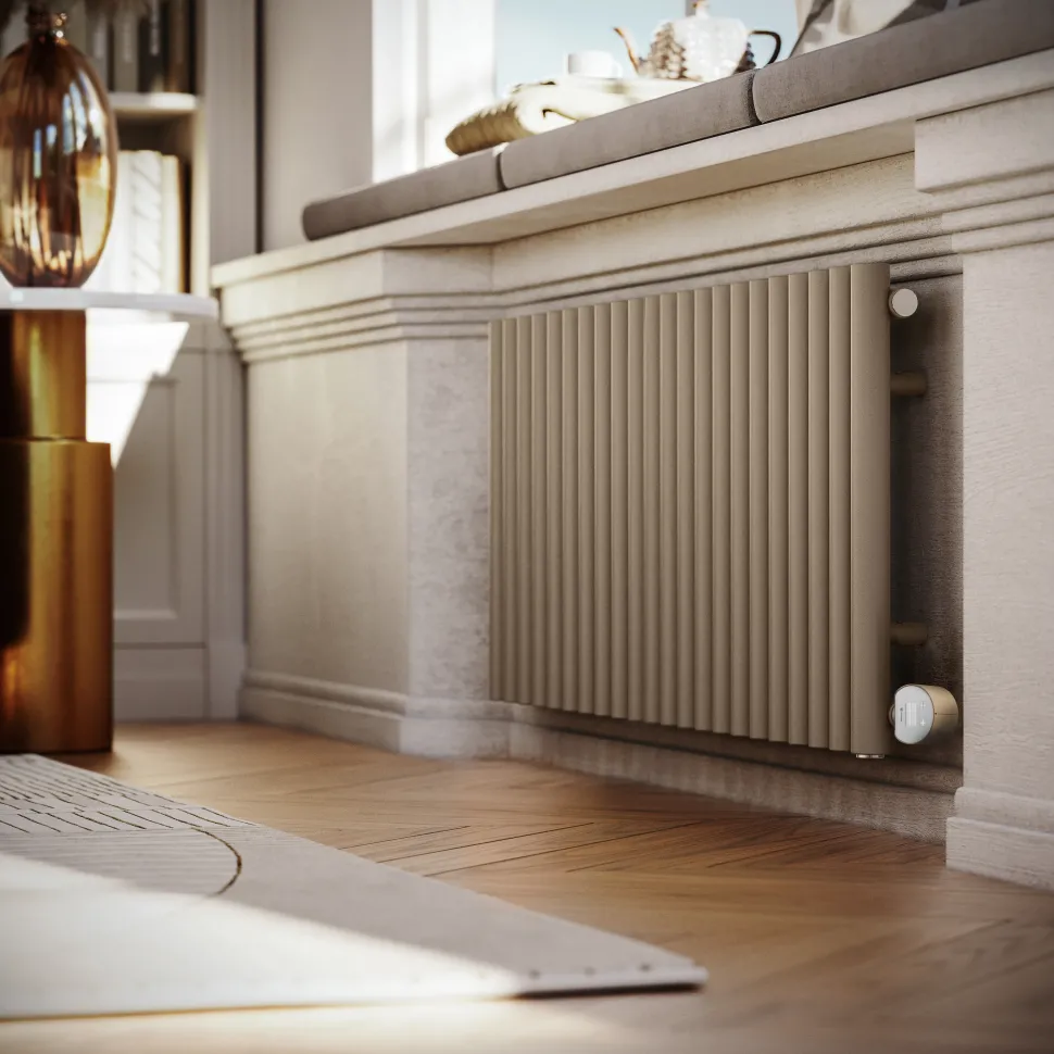 Terma Rolo Room E Single Panel 580 x 1195mm Electric Radiator with 1000W Wi-Fi Controlled VEO Heating Element