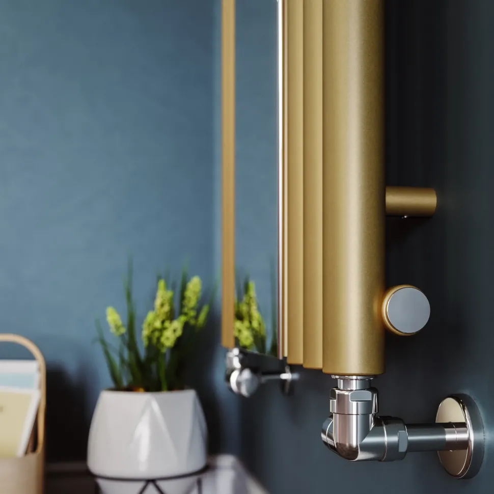 Terma Rolo Vertical Single Panel Mirror Radiator - 1800 x 590mm - 7 Colours