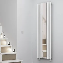 Terma Rolo Vertical Single Panel Mirror Radiator - 1800 x 590mm - 7 Colours