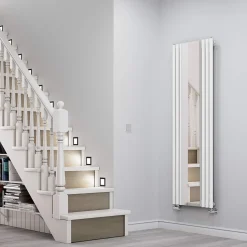 Terma Rolo Vertical Single Panel Mirror Radiator - 1800 x 590mm - 7 Colours