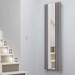 Terma Rolo Vertical Single Panel Mirror Radiator - 1800 x 590mm - 7 Colours