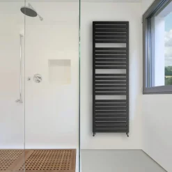 Terma Salisbury Black Heated Towel Rail