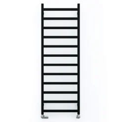 Terma Simple Flat Heban Black Ladder Heated Towel Rail