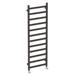 Terma Simple Flat Heban Black Ladder Heated Towel Rail