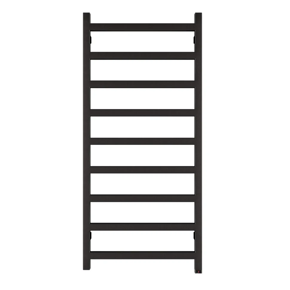 Terma Simple One Electric Heated Towel Rail with Heating Element - Heban Black
