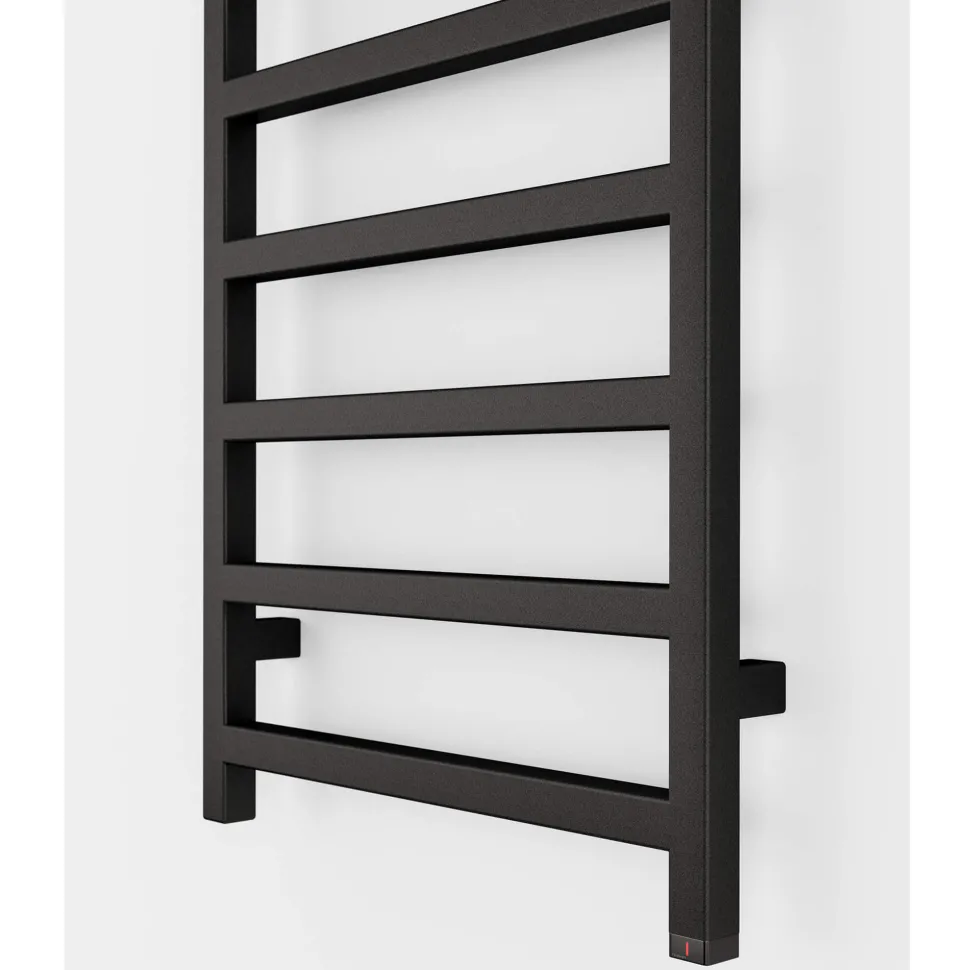 Terma Simple One Electric Heated Towel Rail with Heating Element - Heban Black