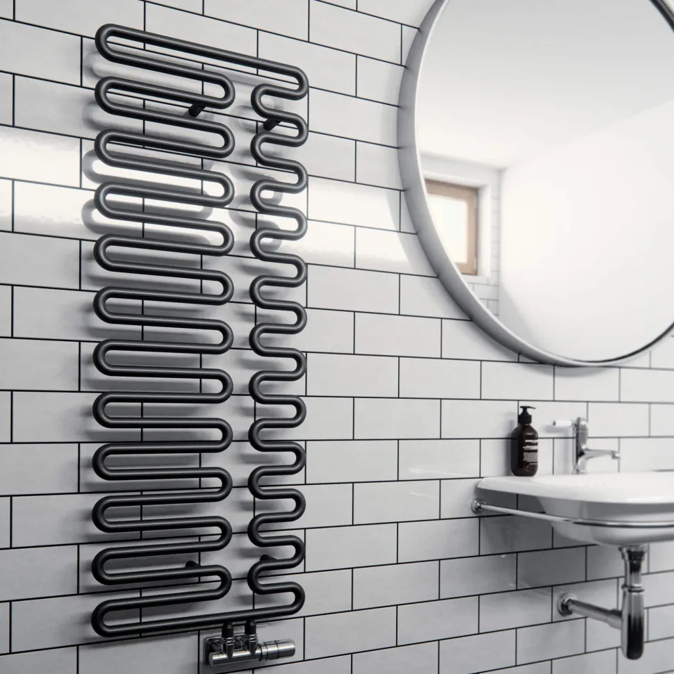 Terma Swale Heated Towel Rail - 1244 x 465mm