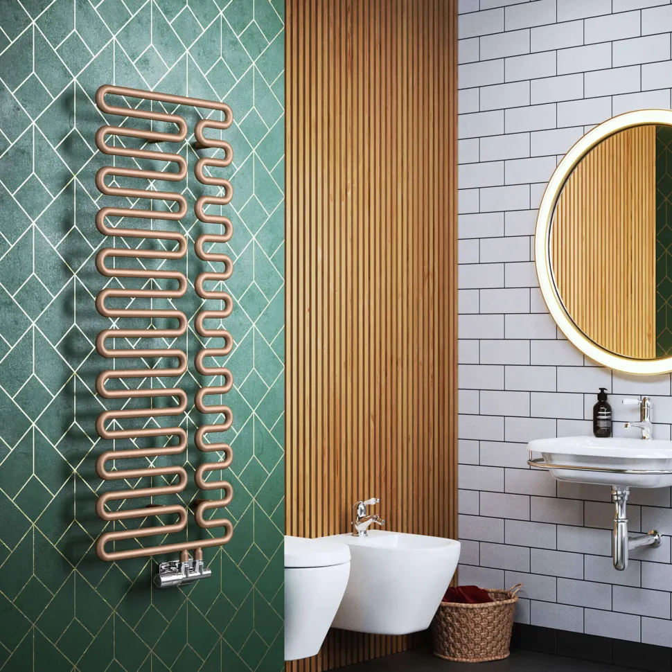 Terma Swale Heated Towel Rail - 1244 x 465mm