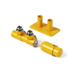 Terma Vario Twins All In One Integrated 50mm Valves with Pipe Masking Set