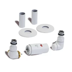 Terma Vario Vision 3 Axis Thermostatic Corner Valves with Pipe Masking - Left or Right Hand