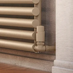 Terma Vario Vision 3 Axis Thermostatic Corner Valves with Pipe Masking - Left or Right Hand