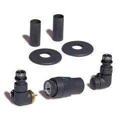 Terma Vario Vision 3 Axis Thermostatic Corner Valves with Pipe Masking - Left or Right Hand