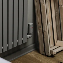 Terma Vario Vision 3 Axis Thermostatic Corner Valves with Pipe Masking - Left or Right Hand