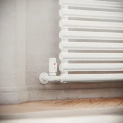 Terma Vario Vision 3 Axis Thermostatic Corner Valves with Pipe Masking - Left or Right Hand