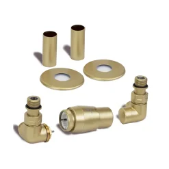 Terma Vario Vision 3 Axis Thermostatic Corner Valves with Pipe Masking - Left or Right Hand