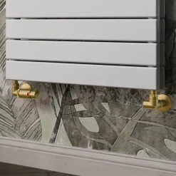 Terma Vario Vision 3 Axis Thermostatic Corner Valves with Pipe Masking - Left or Right Hand