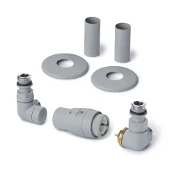 Terma Vario Vision 3 Axis Thermostatic Corner Valves with Pipe Masking - Left or Right Hand