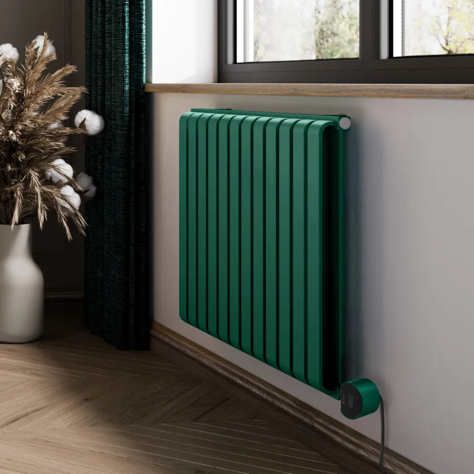 Terma Warp Room Double Panel 630 x 785mm Electric Radiator with 800W Wi-Fi Controlled VEO Heating Element