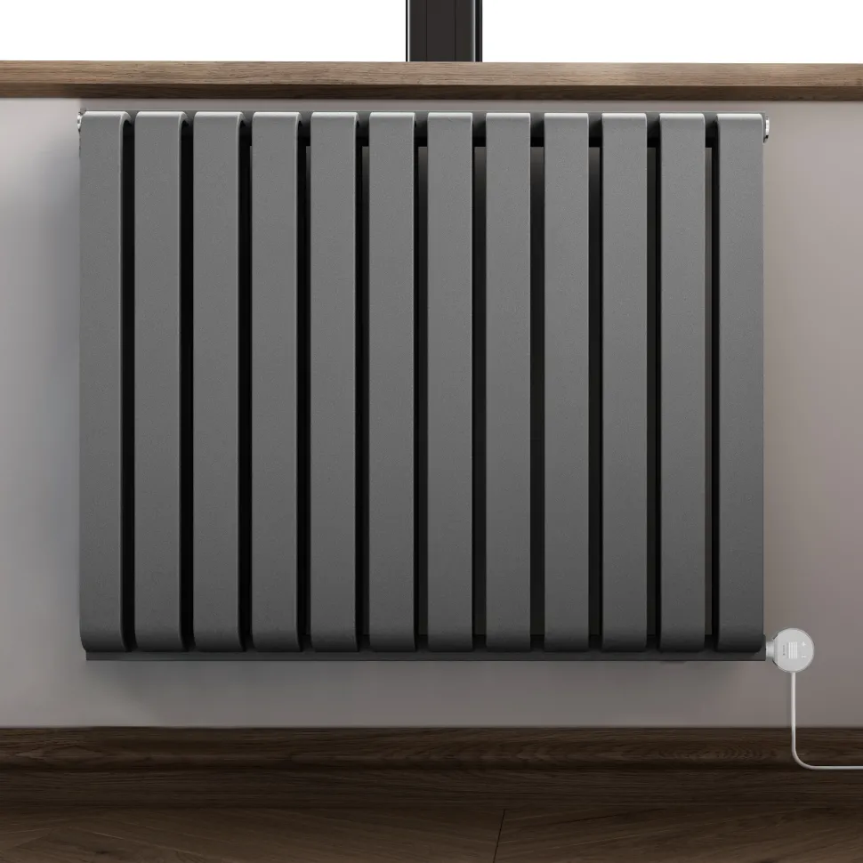 Terma Warp Room Double Panel 630 x 785mm Electric Radiator with 800W Wi-Fi Controlled VEO Heating Element