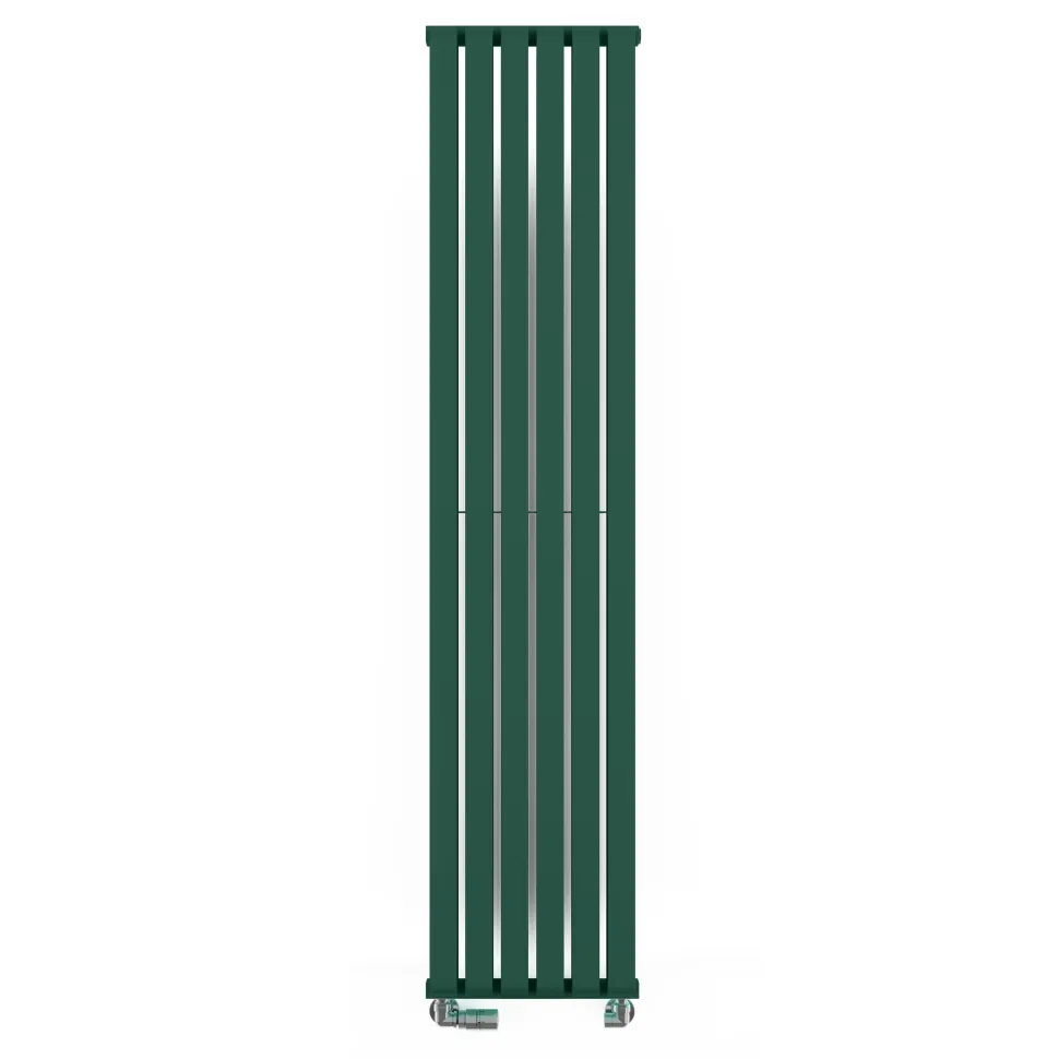 Terma Warp Room Matt Green Double Panel Vertical Radiator