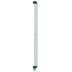 Terma Warp Room Matt Green Double Panel Vertical Radiator