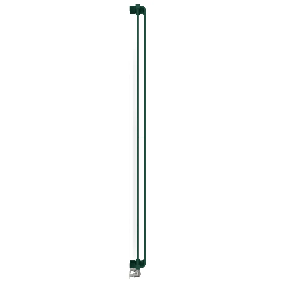 Terma Warp Room Matt Green Double Panel Vertical Radiator