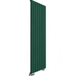 Terma Warp Room Matt Green Double Panel Vertical Radiator