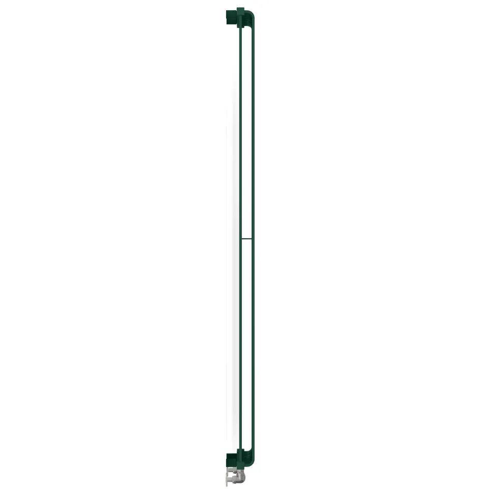 Terma Warp Room Matt Green Double Panel Vertical Radiator