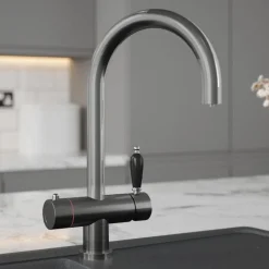 The Tap Factory Shaker Boiling Water Kitchen Mixer with Filtered Cold Drinking Water & Coloured Spout