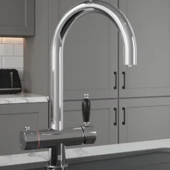 The Tap Factory Shaker Boiling Water Kitchen Mixer with Filtered Cold Drinking Water & Coloured Spout