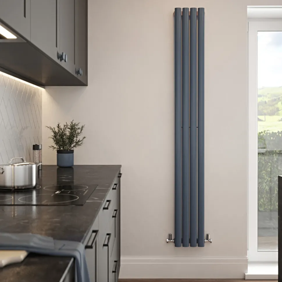 The Tap Factory Vibrance Single Panel Vertical Radiator 1800 x 236mm - 15 Colours Available