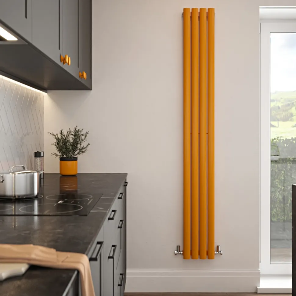 The Tap Factory Vibrance Single Panel Vertical Radiator 1800 x 236mm - 15 Colours Available